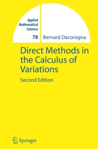 Cover image: Direct Methods in the Calculus of Variations 2nd edition 9780387357799