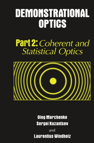 Imagen de portada: Demonstrational Optics 9781441940810