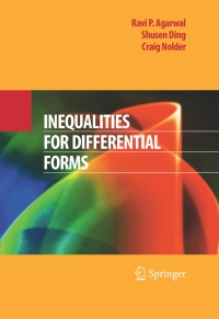 صورة الغلاف: Inequalities for Differential Forms 9780387360348