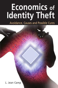 Imagen de portada: Economics of Identity Theft 9781441941824