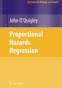 Cover image: Proportional Hazards Regression 9780387251486