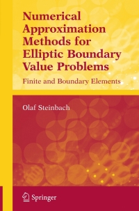 Cover image: Numerical Approximation Methods for Elliptic Boundary Value Problems 9780387313122