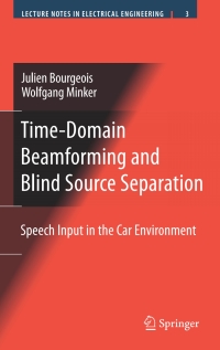 Immagine di copertina: Time-Domain Beamforming and Blind Source Separation 9780387688350