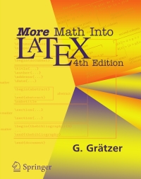 Imagen de portada: More Math Into LaTeX 4th edition 9780387322896