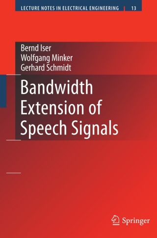 Immagine di copertina: Bandwidth Extension of Speech Signals 9780387688985