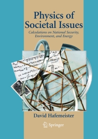 Cover image: Physics of Societal Issues 9780387955605