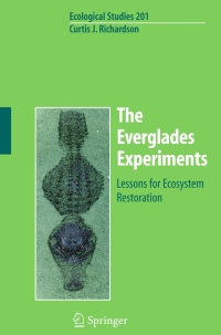 Cover image: The Everglades Experiments 9780387987965