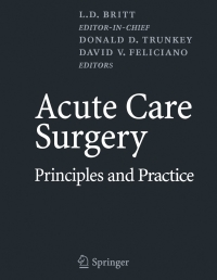 Cover image: Acute Care Surgery 1st edition 9780387344706
