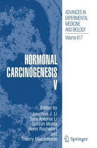 Imagen de portada: Hormonal Carcinogenesis V 1st edition 9780387690780