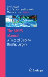 Cover image: The SAGES Manual 1st edition 9780387691701
