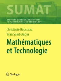 Imagen de portada: Mathématiques et Technologie 9780387692128