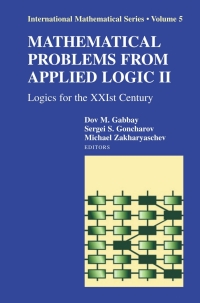 Imagen de portada: Mathematical Problems from Applied Logic II 1st edition 9780387692449
