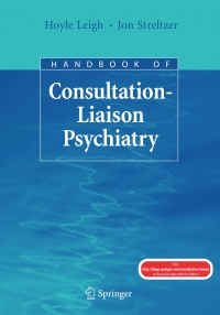 Imagen de portada: Handbook of Consultation-Liaison Psychiatry 1st edition 9780387692531