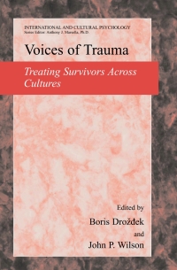 Titelbild: Voices of Trauma 1st edition 9780387697949