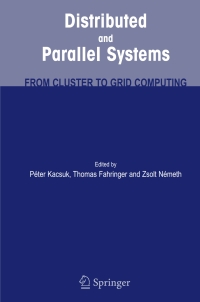 Cover image: Distributed and Parallel Systems 1st edition 9780387698571