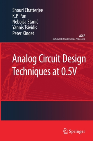 Imagen de portada: Analog Circuit Design Techniques at 0.5V 9781441943545