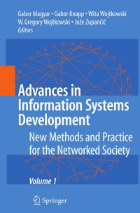 Cover image: Advances in Information Systems Development 1st edition 9780387707600