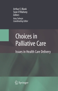 صورة الغلاف: Choices in Palliative Care 1st edition 9780387708744