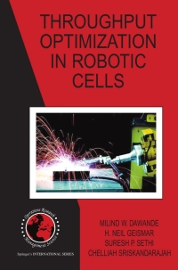 Cover image: Throughput Optimization in Robotic Cells 9780387709871