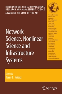 Omslagafbeelding: Network Science, Nonlinear Science and Infrastructure Systems 1st edition 9780387710808