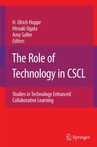 Imagen de portada: The Role of Technology in CSCL 1st edition 9780387711355