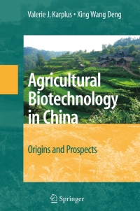 Imagen de portada: Agricultural Biotechnology in China 9780387711386