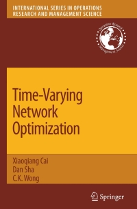 صورة الغلاف: Time-Varying Network Optimization 9780387712147