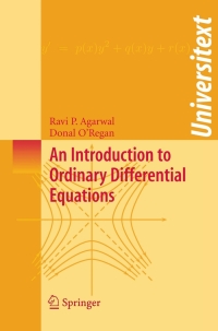 Cover image: An Introduction to Ordinary Differential Equations 9780387712758