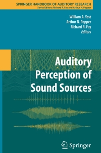 Cover image: Auditory Perception of Sound Sources 1st edition 9780387713045