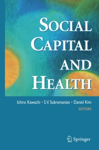Imagen de portada: Social Capital and Health 1st edition 9780387713106