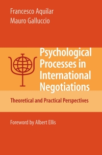 Cover image: Psychological Processes in International Negotiations 9780387713786