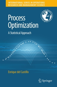 Cover image: Process Optimization 9780387714349