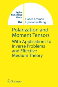 Cover image: Polarization and Moment Tensors 9780387715650