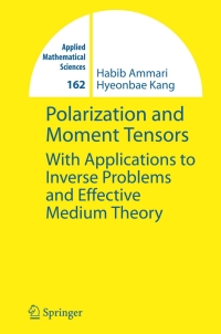 Imagen de portada: Polarization and Moment Tensors 9780387715650