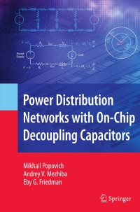 Cover image: Power Distribution Networks with On-Chip Decoupling Capacitors 9780387716008