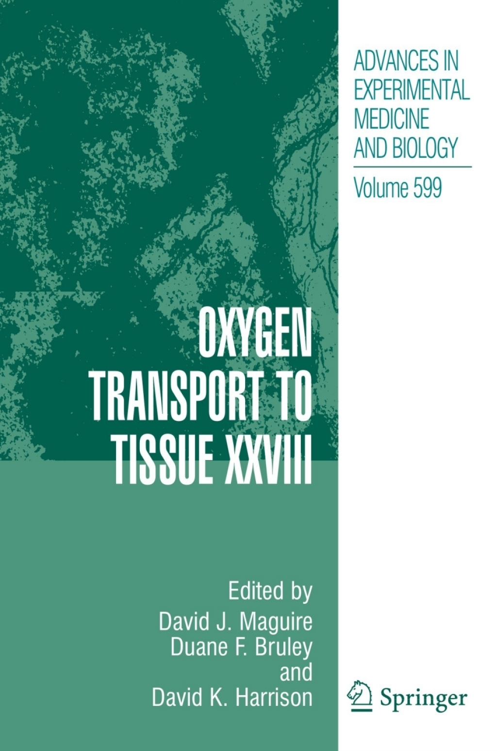 Oxygen Transport to Tissue XXVIII 1st Edition
