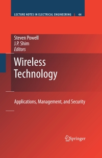 Cover image: Wireless Technology 9780387717869