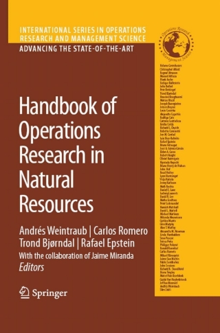 Cover image: Handbook of Operations Research in Natural Resources 1st edition 9780387718149