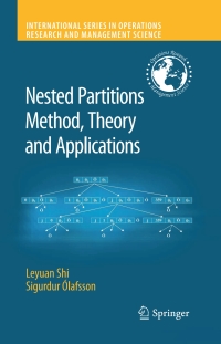 Cover image: Nested Partitions Method, Theory and Applications 9780387719085