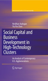 صورة الغلاف: Social Capital and Business Development in High-Technology Clusters 9781441924575
