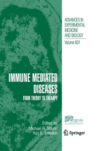 Cover image: Immune Mediated Diseases 1st edition 9780387720043