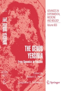 Omslagafbeelding: The Genus Yersinia: 1st edition 9780387721231