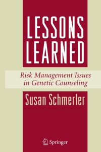 Cover image: Lessons Learned 9780387721743