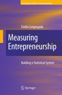 Cover image: Measuring Entrepreneurship 1st edition 9780387722870