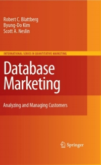 Imagen de portada: Database Marketing 9781441903327