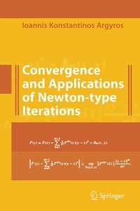 Cover image: Convergence and Applications of Newton-type Iterations 9780387727417