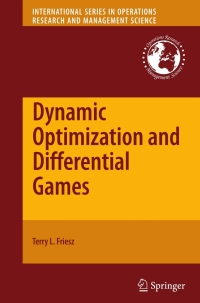 Cover image: Dynamic Optimization and Differential Games 9781461426806