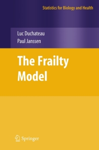 Imagen de portada: The Frailty Model 9781441924995