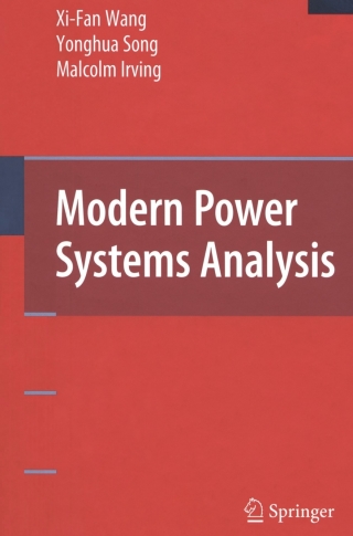 Cover image: Modern Power Systems Analysis 9780387728520