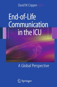 Imagen de portada: End-of-Life Communication in the ICU 1st edition 9780387729657